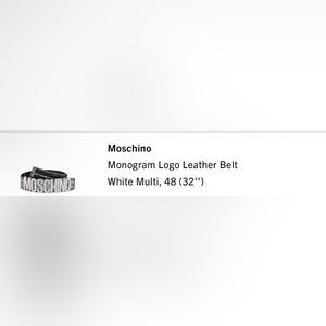 Moschino belt